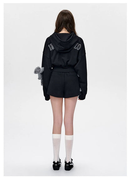 13DE MARZO Doozoo Sports Zipped Hoodie - 13DE MARZO