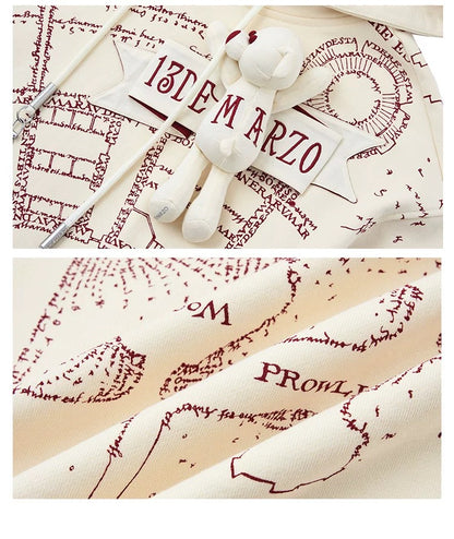 Harry Potter × 13DE MARZO The Marauder's Map Hoodie - 13DE MARZO