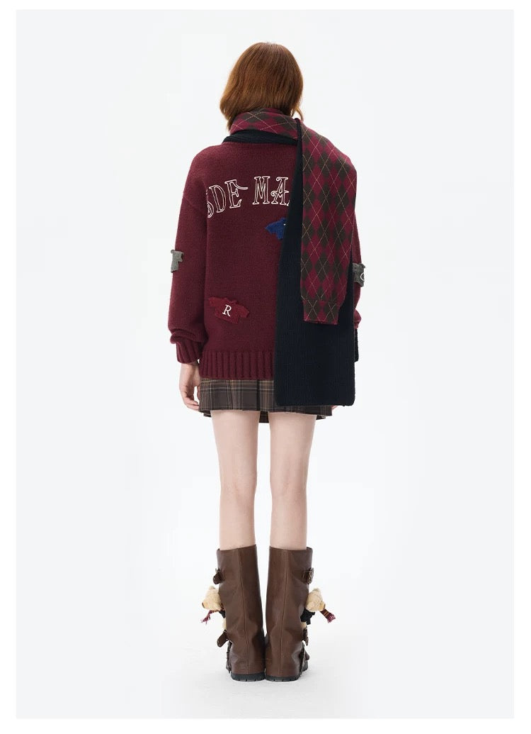 Harry Potter × 13DE MARZO Hogwarts Four Houses Bear Scarf - 13DE MARZO