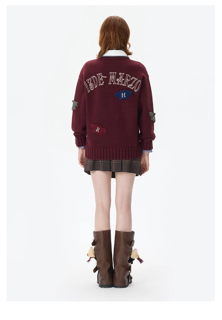 Harry Potter × 13DE MARZO Harry and Weasley Vintage Sweater - 13DE MARZO