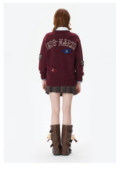 Harry Potter × 13DE MARZO Harry and Weasley Vintage Sweater - 13DE MARZO