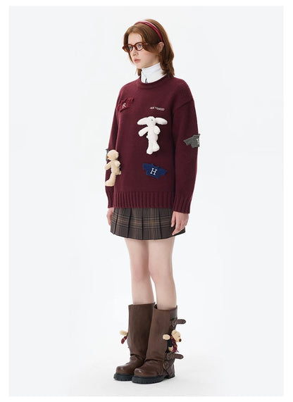 Harry Potter × 13DE MARZO Harry and Weasley Vintage Sweater - 13DE MARZO