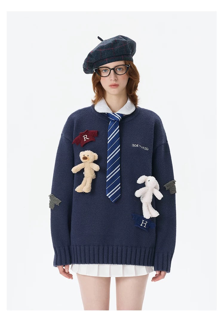 Harry Potter × 13DE MARZO Harry and Weasley Vintage Sweater - 13DE MARZO