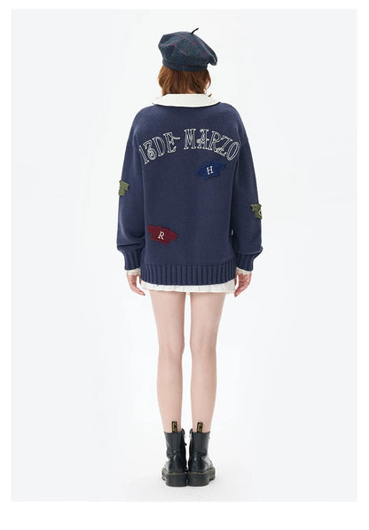 Harry Potter × 13DE MARZO Harry and Weasley Vintage Sweater - 13DE MARZO