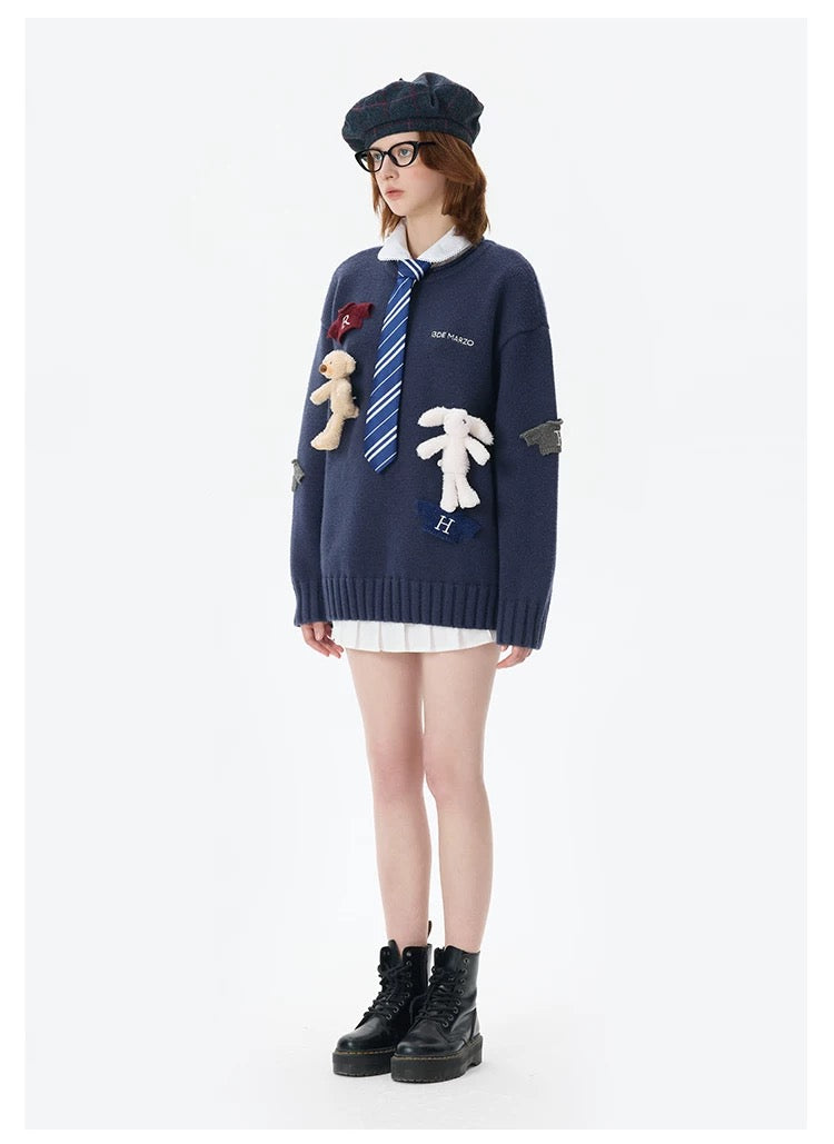 Harry Potter × 13DE MARZO Harry and Weasley Vintage Sweater - 13DE MARZO