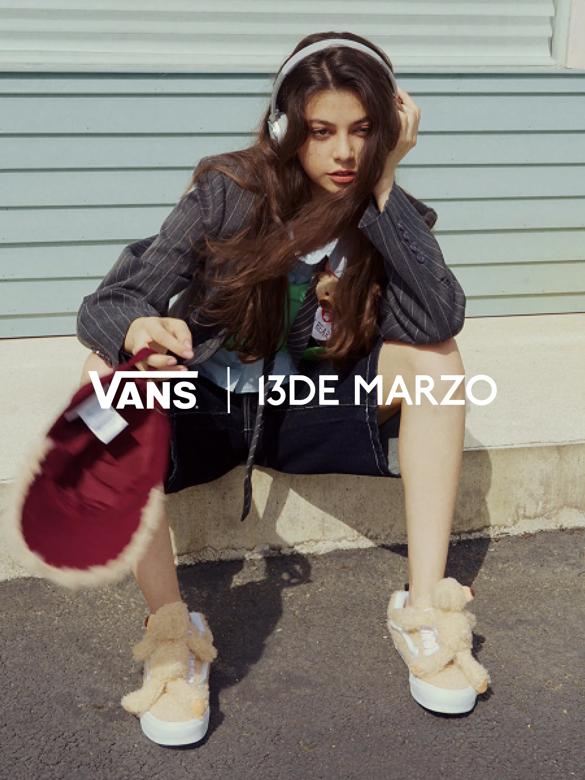 13DE MARZO Vans Knu Skool Fuzzy Shoes - 13DE MARZO
