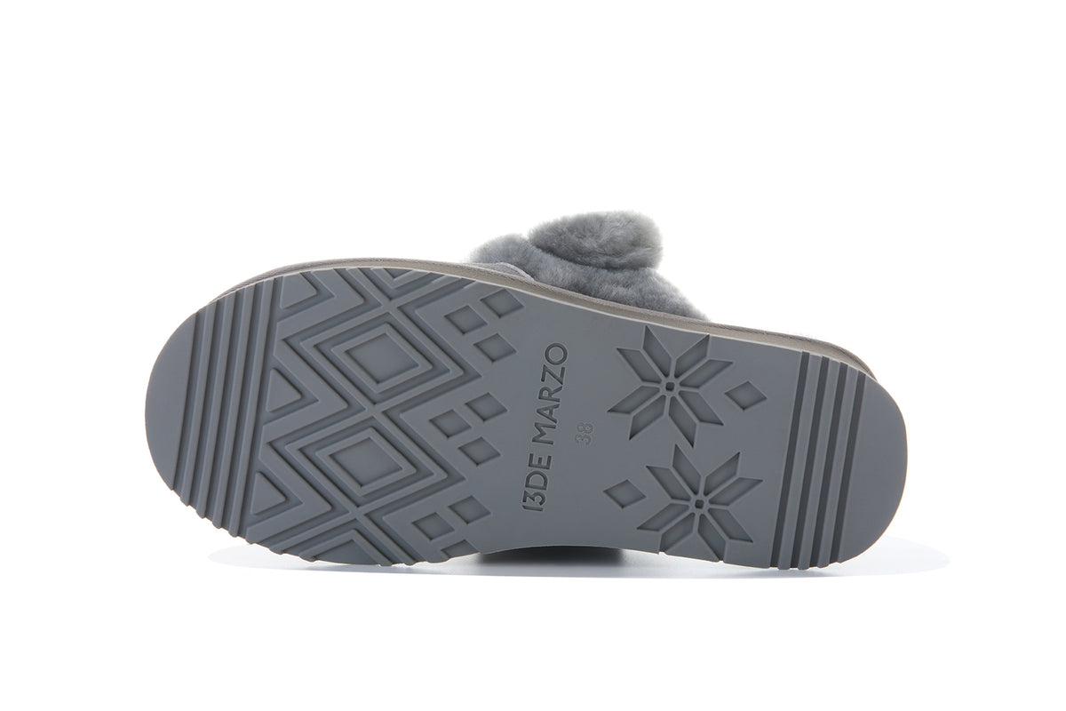 13DE MARZO Doozoo Snow Slippers Grey