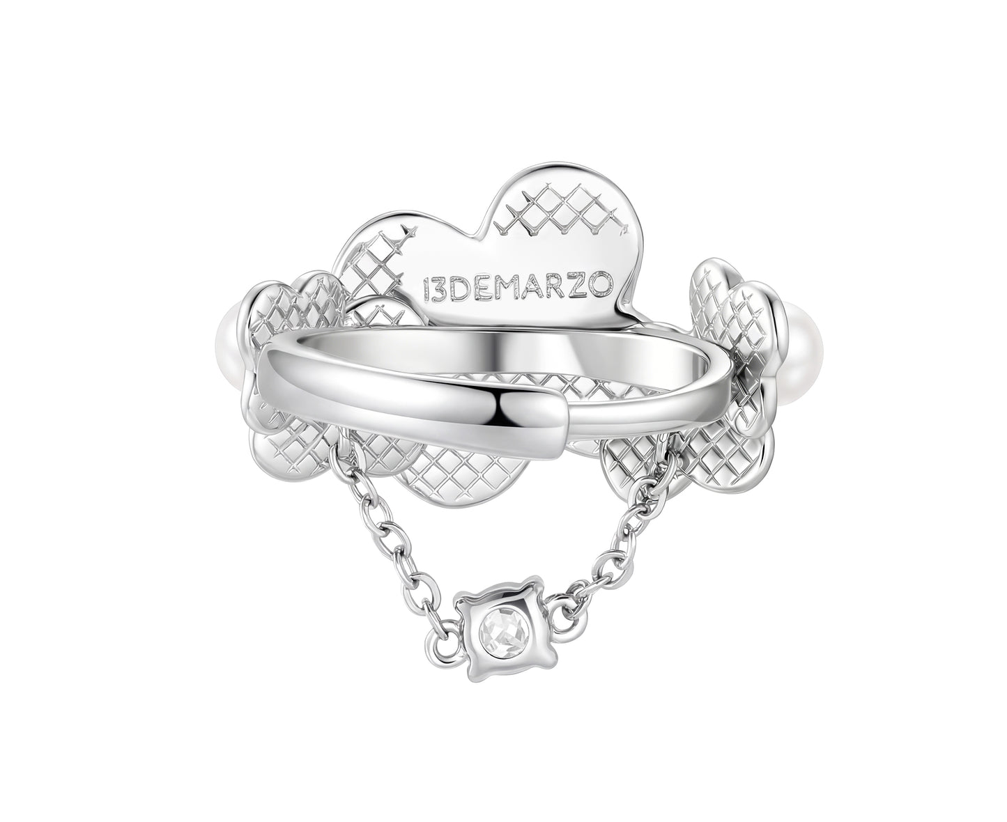 13DE MARZO Floral Bear Ring - 13DE MARZO