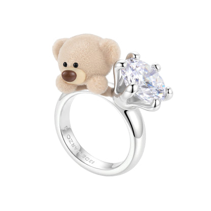 13DE MARZO Bear Star Sparkle Ring