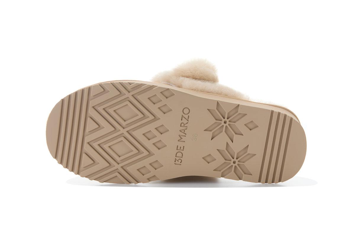 13DE MARZO Doozoo Snow Slippers Khaki