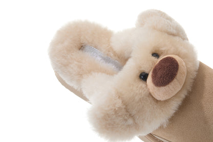 13DE MARZO Doozoo Snow Slippers Khaki