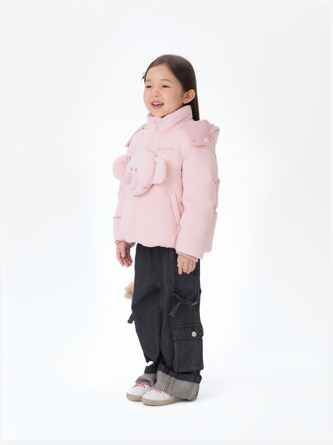 13DE MARZO BabyBear Face Down Jacket Pink - 13DE MARZO