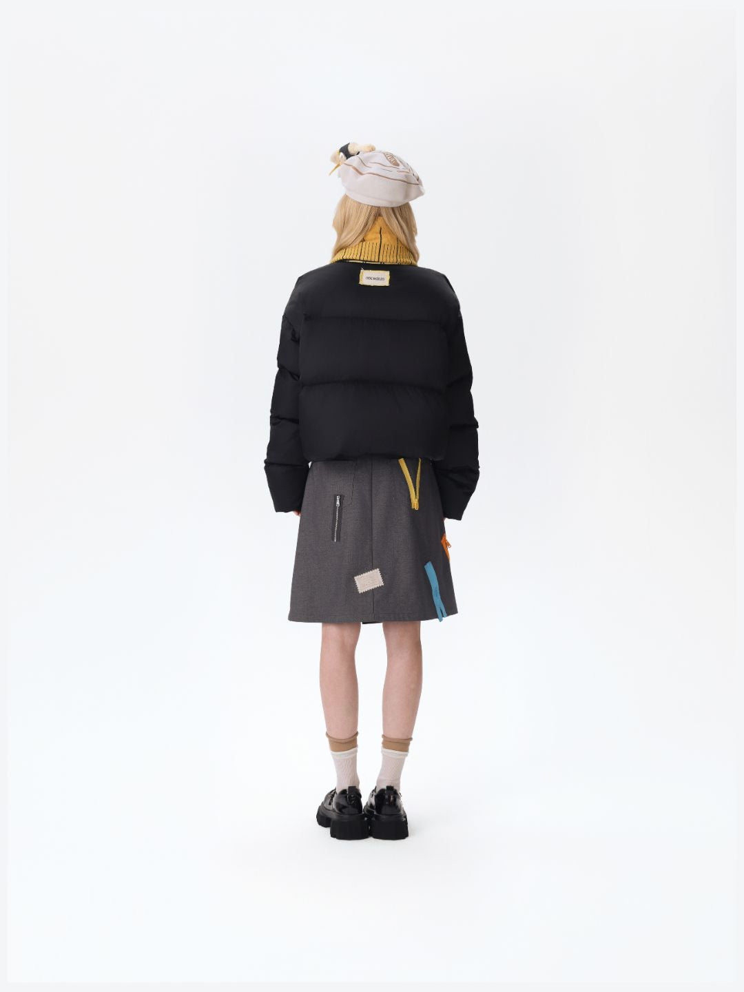 13DE MARZO Tailor Bear Ruler Down Jacket Black - 13DE MARZO