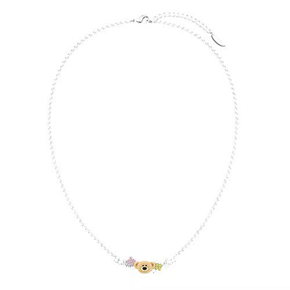 13DE MARZO Monet's Garden Crystal Rhinestone Necklace - 13DE MARZO