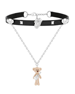 13DE MARZO Rolling Stones Bear Set Necklace