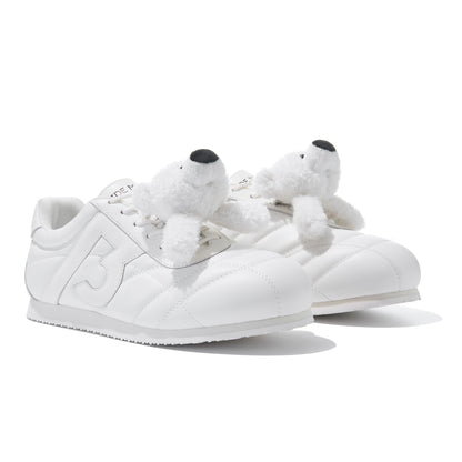 13DE MARZO Quilted Lightweight Casual Shoes White - 13DE MARZO