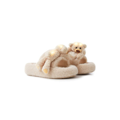 13DE MARZO Doozoo Glowing Fuzzy Slipper - 13DE MARZO