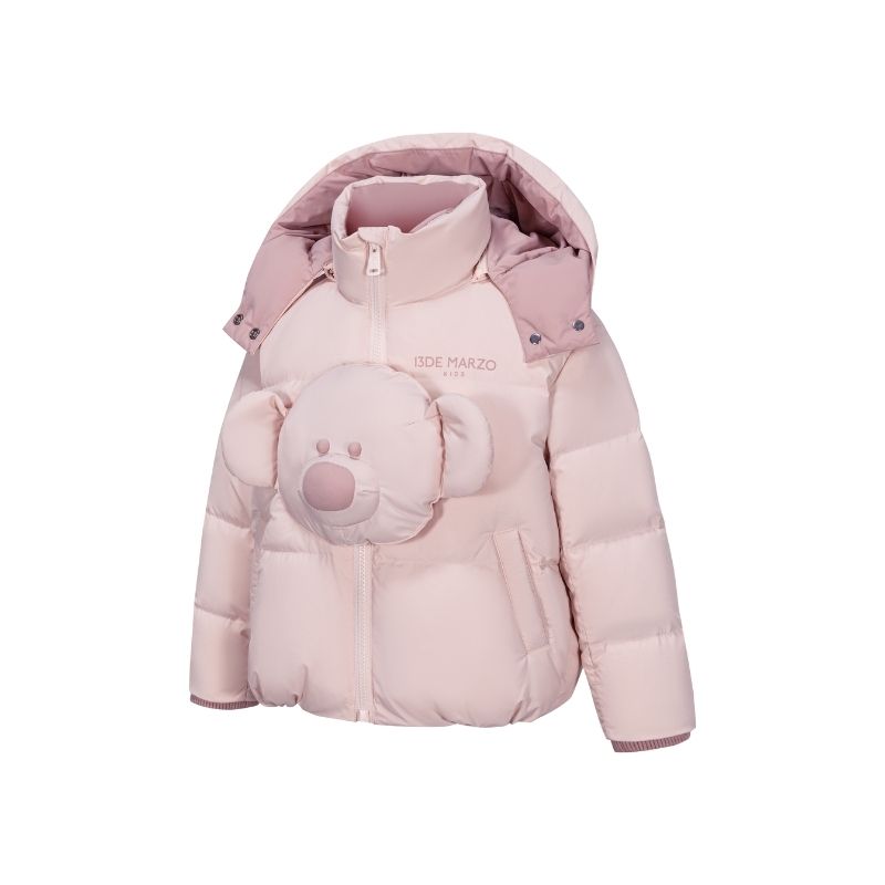 13DE MARZO BabyBear Face Down Jacket Pink - 13DE MARZO