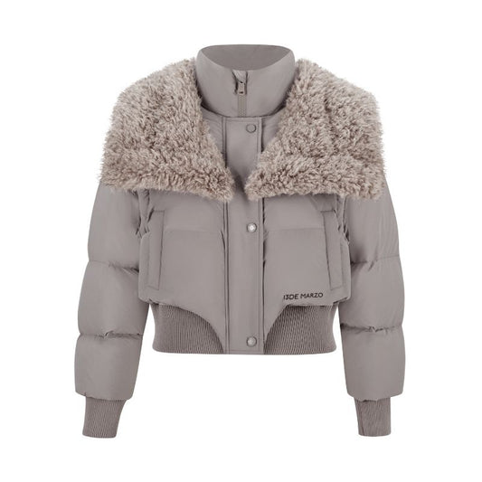 13DE MARZO Doozoo Detachable Short Down Jacket Grey - 13DE MARZO
