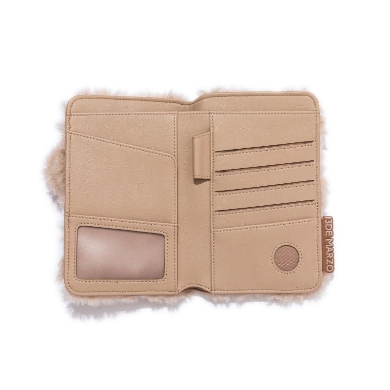 13DE MARZO Fuzzy Bear Wallet - 13DE MARZO