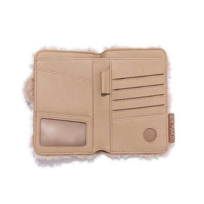 13DE MARZO Fuzzy Bear Wallet - 13DE MARZO