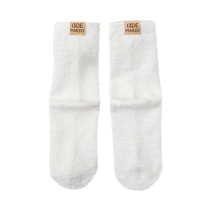 13DE MARZO Bear Fuzzy Socks - 13DE MARZO