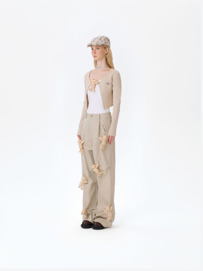 13DE MARZO Doozoo Casual Cargo Pants Khaki - 13DE MARZO