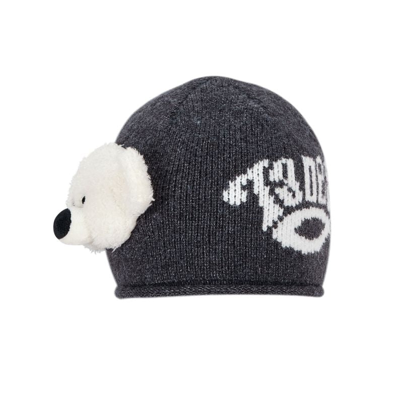 13DE MARZO Doozoo 3D Bear Beanie Dark Grey - 13DE MARZO