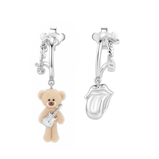 13DE MARZO Rolling Stones Bear Earrings
