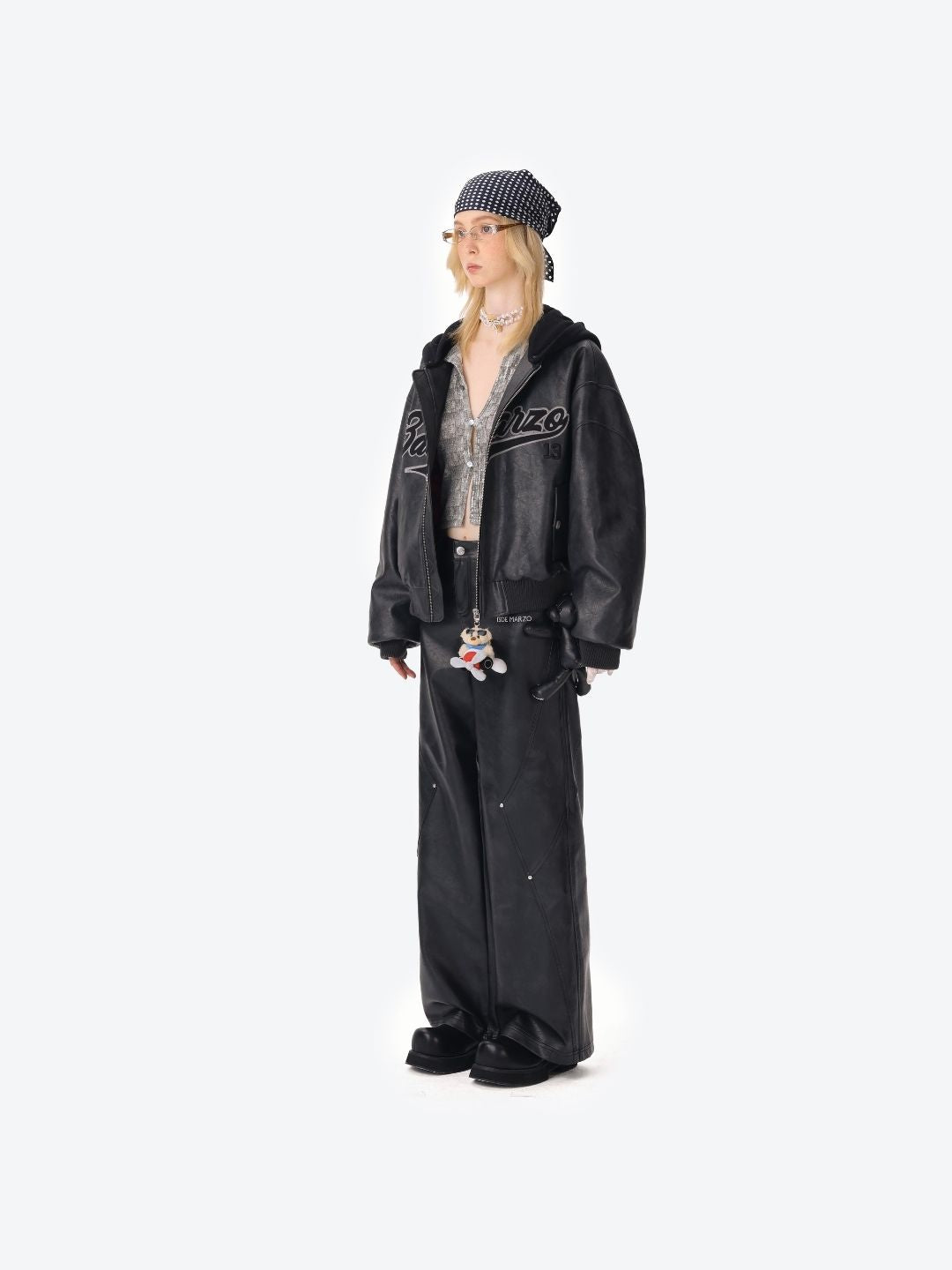 13DE MARZO Pilot Bear Vintage Jacket - 13DE MARZO