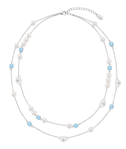 13DE MARZO Starry Bear Double Necklace - 13DE MARZO