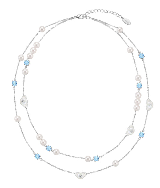 13DE MARZO Starry Bear Double Necklace - 13DE MARZO