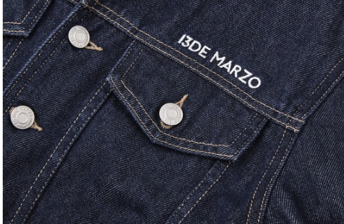 13DE MARZO Bear Denim Jumpsuit Navy Blue - 13DE MARZO