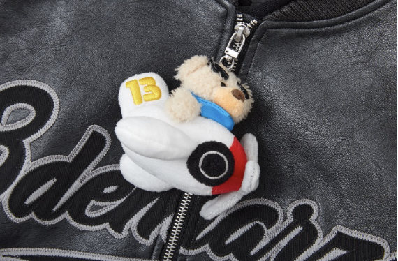 13DE MARZO Pilot Bear Vintage Jacket - 13DE MARZO