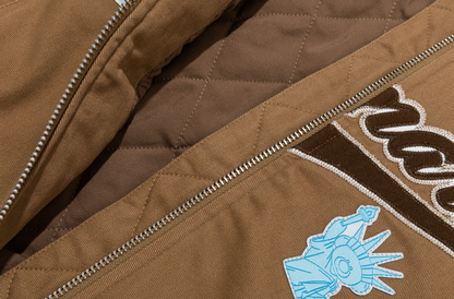 13DE MARZO BabyBear Travel Badge Jacket Brown - 13DE MARZO