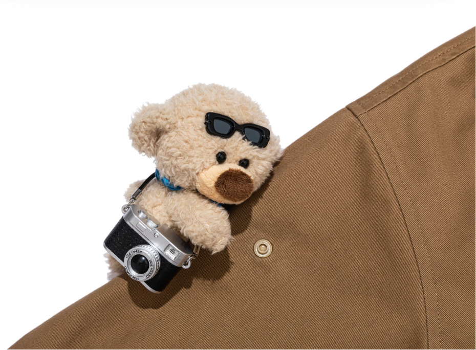 13DE MARZO BabyBear Travel Badge Jacket Brown - 13DE MARZO