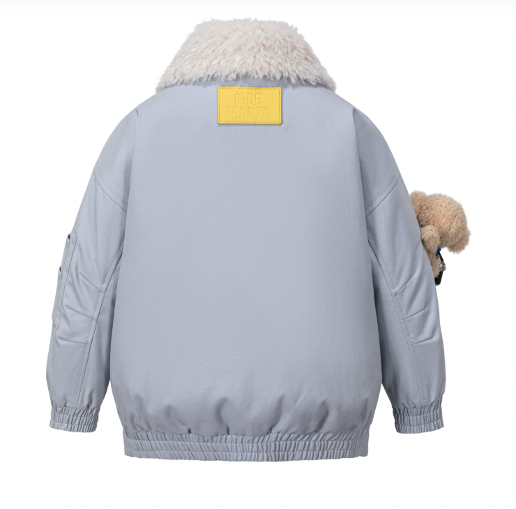 13DE MARZO BabyBear Travel Badge Jacket Blue - 13DE MARZO