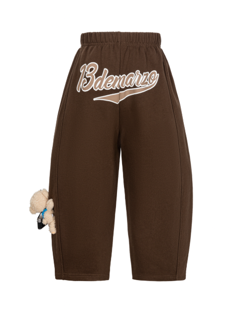 13DE MARZO BabyBear Harem Pants Brown - 13DE MARZO