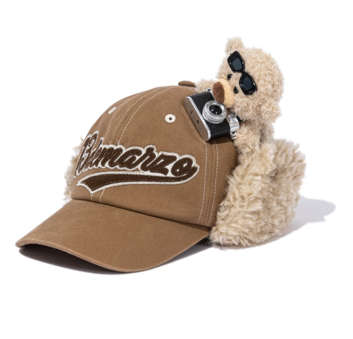 13DE MARZO BabyBear Travel Cap Brown - 13DE MARZO