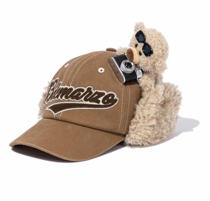 13DE MARZO BabyBear Travel Cap Brown - 13DE MARZO
