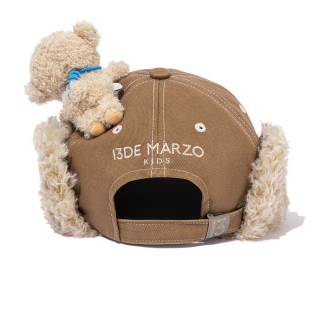 13DE MARZO BabyBear Travel Cap Brown - 13DE MARZO