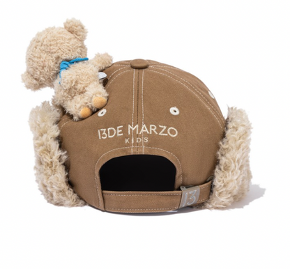 13DE MARZO BabyBear Travel Cap Brown - 13DE MARZO