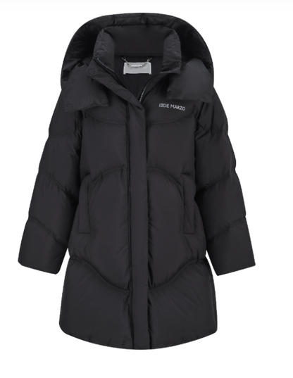 13DE MARZO Bear Puffer Down Jacket Black - 13DE MARZO
