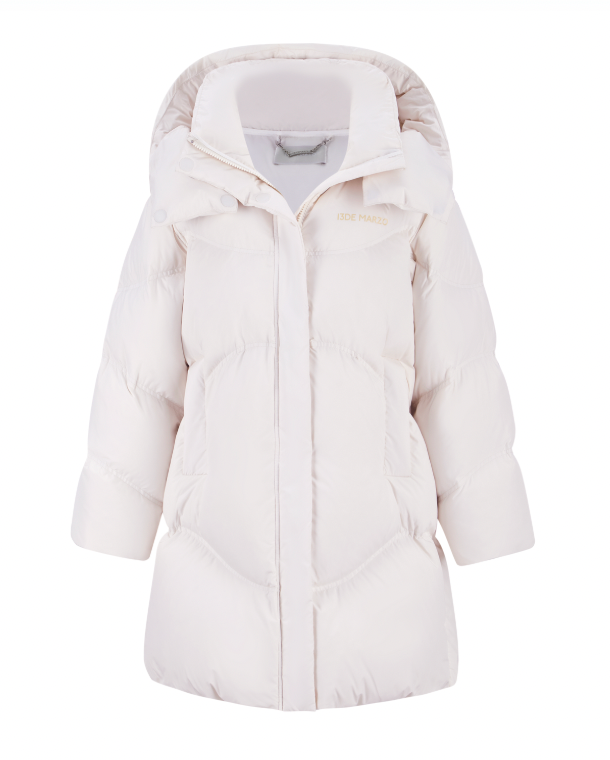 13DE MARZO Bear Puffer Down Jacket Beige - 13DE MARZO