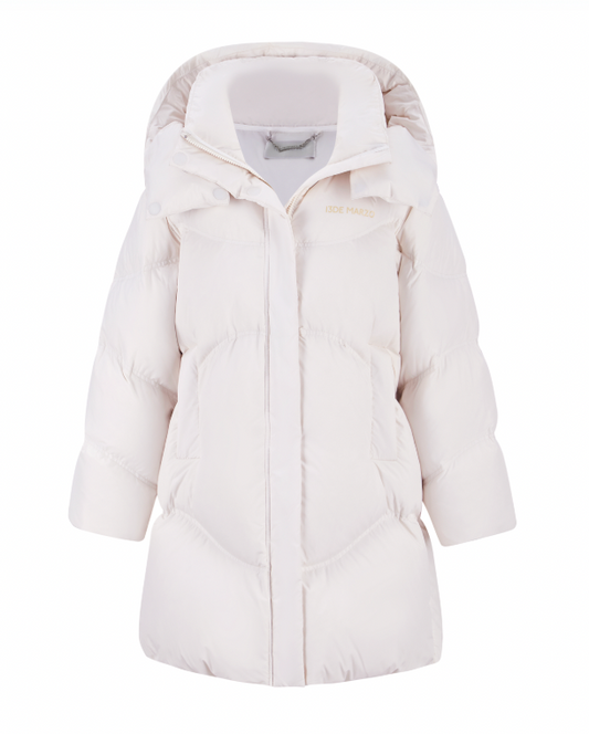 13DE MARZO Bear Puffer Down Jacket Beige - 13DE MARZO
