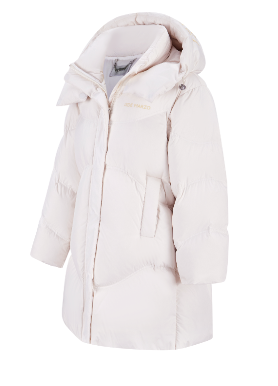 13DE MARZO Bear Puffer Down Jacket Beige - 13DE MARZO