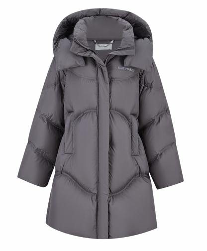 13DE MARZO Bear Puffer Down Jacket Grey - 13DE MARZO