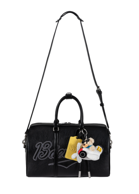 13DE MARZO Pilot Bear Travel Bag Smal Black - 13DE MARZO