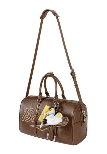 13DE MARZO Pilot Bear Travel Bag Smal Brown - 13DE MARZO