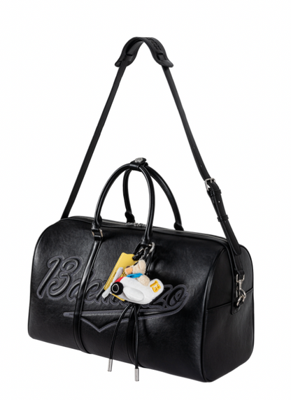 13DE MARZO Pilot Bear Travel Bag Medium Black - 13DE MARZO